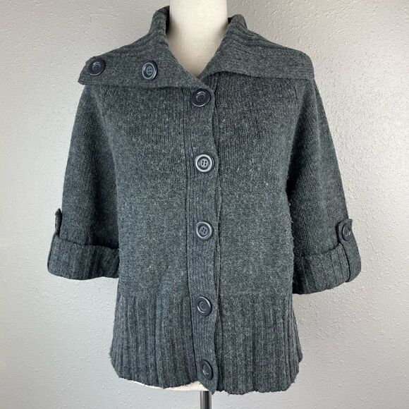 ABS Collection Wool Blend Cardigan Sweater Size S EUC - Picture 1 of 7